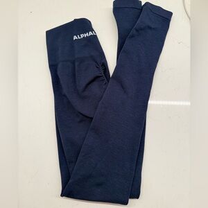 Alphalete amplify leggings navy blue